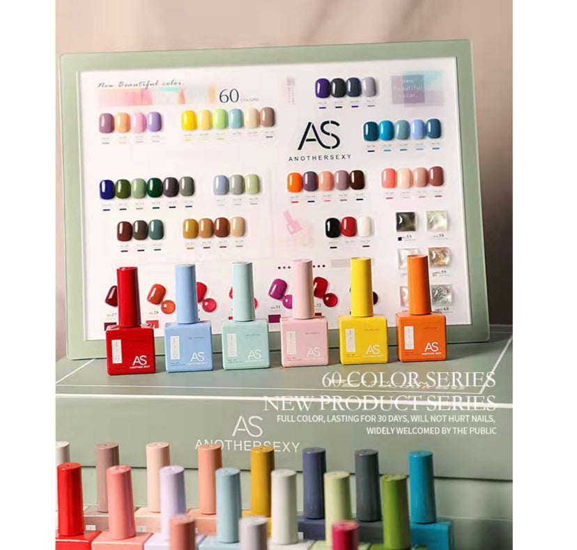 Gift Set 63pcs/Box New Another Sexy 60pcs colors Gel polish with Color  Chart 15ml each